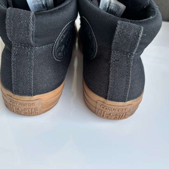 Converse Black and Tan High-Top Sneakers - Picture 4 of 9